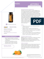 Aceite de Naranja Silvestre Wild Orange Oil PDF