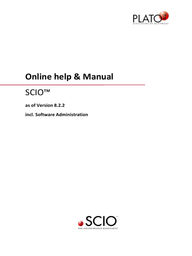 Scio Manual Pdf Databases Menu Computing