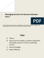 Services For Bus Mkts Part 2