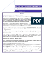 Informática - PC PR - Delegado - Pós Edital Alt SQ