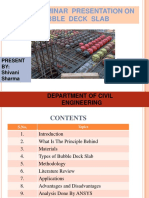 Seminar Presentation On Bubble Deck Slab: Department of Civil Engineering