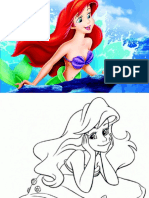 Ariel Coloring Book P