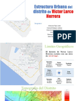 Estructura Urbana Del Distrito de Víctor Larco Herrera