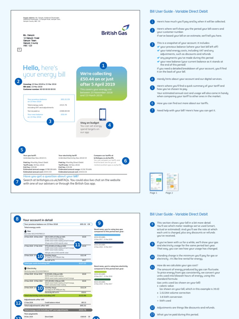 Variable Direct Debit Guide PDF PDF Kilowatt Hour Value Added Tax