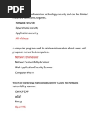 Cyber Security MCQ NOTES