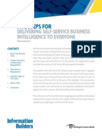 Self Service - 5 Steps To Business Intelligence