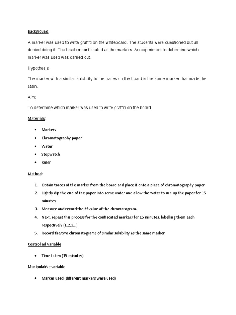 Chemistry Lab P and D PDF