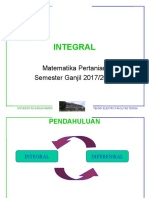 Kuliah 12. INTEGRAL Pengantar