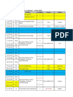 Jadual Program: Ecp - PLC (2 Bulan) - 2 Nov 2020