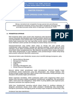 Modul Operasi Dan Pelaksanaan Operation and Maintenance PDF