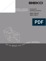 Beko WM5100 PDF