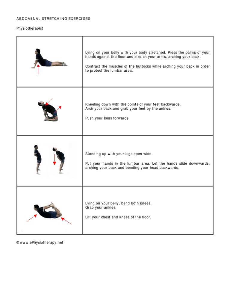 Lying Abdominal Stretch