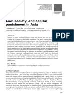 Articulo - Law, Society and Capital Punishment in Asia