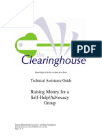 Raising Money For A Self-Help/Advocacy Group: Technical Assistance Guide
