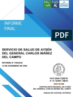 Informe Final #348-2020 Servicio de Salud Aysén Habilitación Residencia Sanitaria Hotel Raíces Diciembre-20