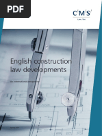 Annual Review of English Construction Law Developments