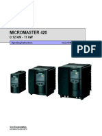 Micromaster 420: 0.12 KW - 11 KW