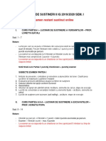 LUCRARI DE SUSTINERI II IG 2018-2019 Examen Restant On Line PDF