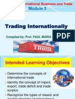 MAN010 - MODULE 3 - PPT - 1 - Trading Internationally - Trade Theories1
