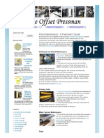 The Offset Pressman - Press Maintenance - A Pressman's Guide