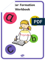 Letter Formation Workbook - Ver - 8
