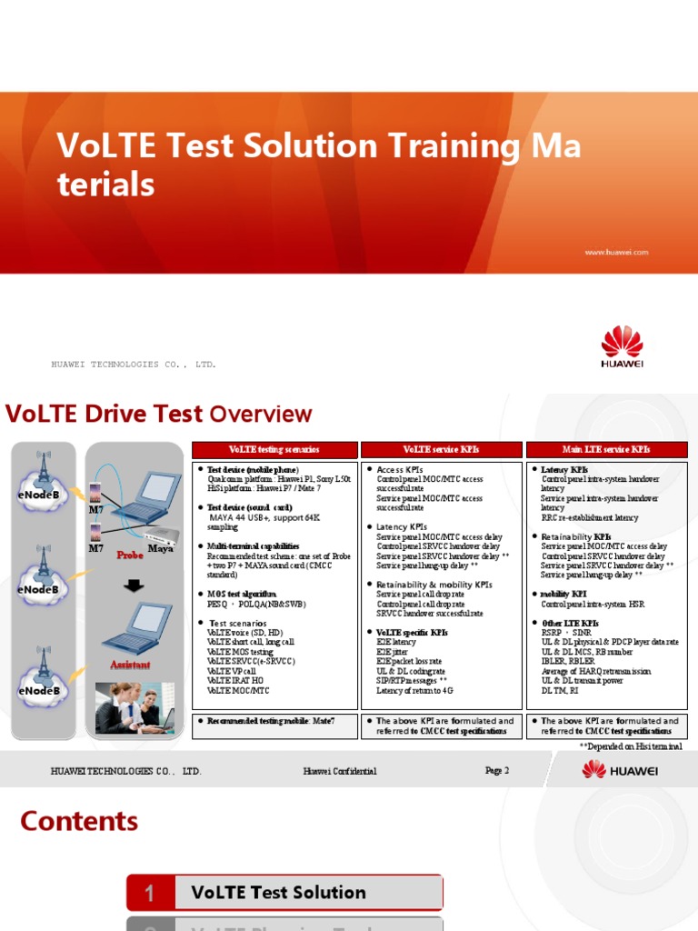 VoLTE Testing Solutions Overview | PDF | Lte (Telecommunication) | Mosfet