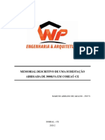 MEMORIAL Subestação Abrigada PDF