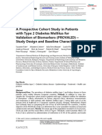 A Prospective Cohort Study in Patients With Type 2 Diabetes Mellitus For Validation of Biomarkers (PROVALID) - Study Design and Baseline Characteristics