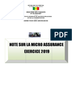 Note Sur La Microassurance Exercice 2019