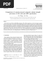 Concrete Encased Composite Column ACI - AISC