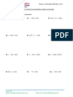 Practica de Ecuaciones e Inecuaciones PDF