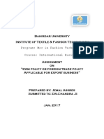 Exim Policy For Export Business PDF