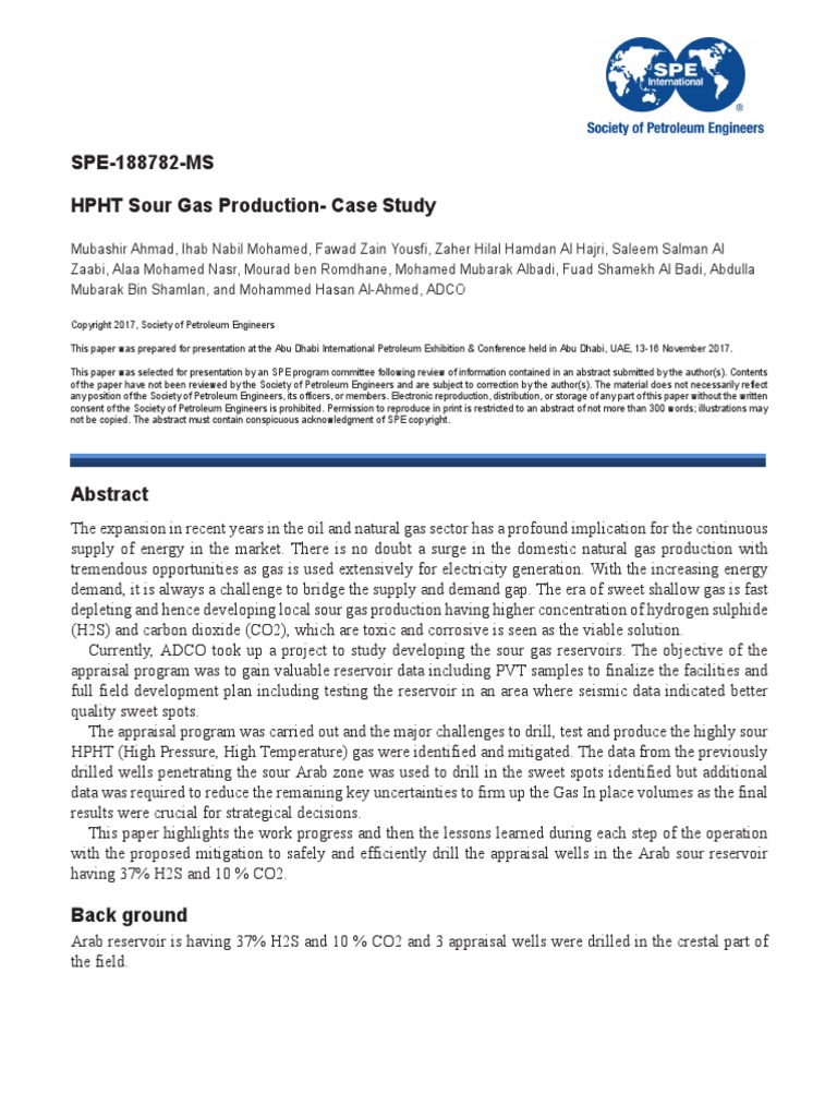 High Pressure High Temperarture | PDF | Petroleum Reservoir | Oil Well