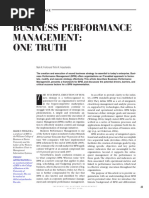 Business Performance Management One Truth PDF