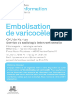 INFO-embolisation de varicoceles (veineux) juillet2018