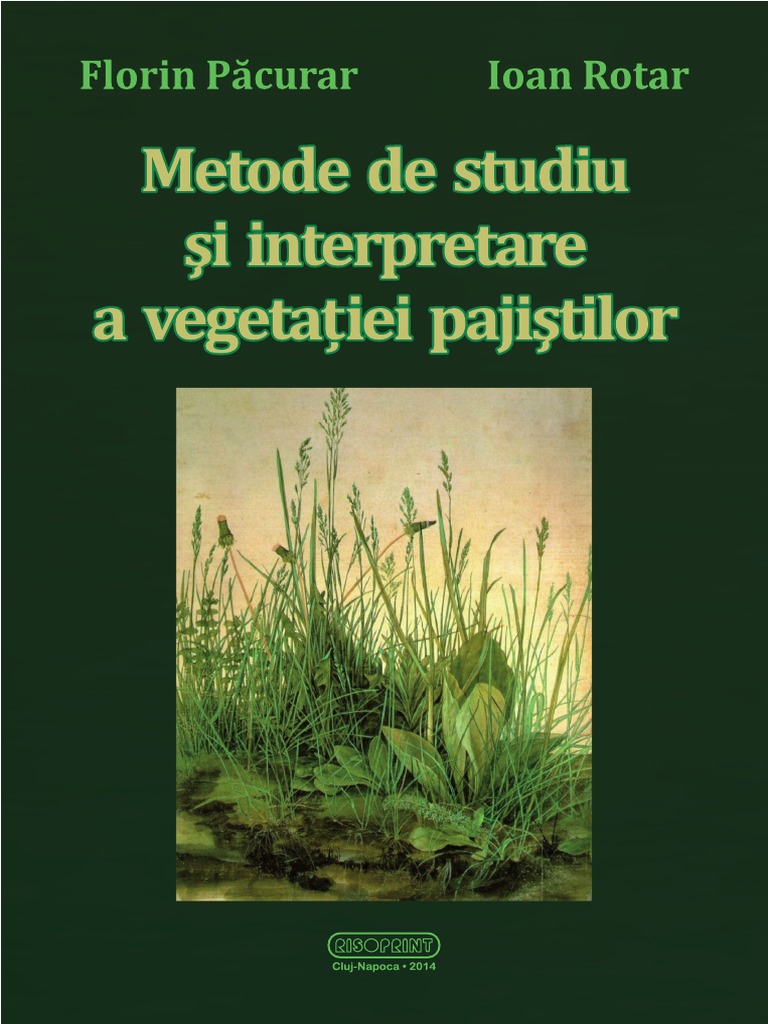 Metodedestudiusiinterpretareavegetatieipajistilor PDF | PDF