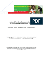 Price Transmission in The Wheat Value Chain