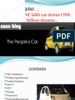 Tata Nano : The ONE Lakh Car Drives ONE Billion Dreams