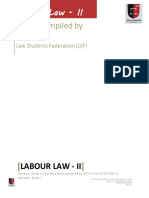 Notes Compiled By: Labour Law - II