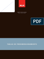 KLH - Tablas de Predimensionamiento PDF
