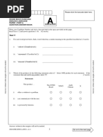 Hkdse Mock Exam 2020 English Language Paper 1 Part A Question-Answer Book