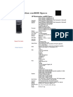 HP Workstation xw4600 Specs