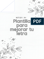 Plantilla para Mejorar Tu Letra