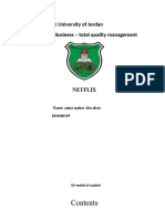 The University of Jordan Faculty of Business - Total Quality Management