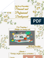 Personal and Professional Development: Key Area of Responsibility 6