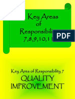 Key Areas of Responsibility 7 8 9 10 11