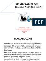 Analisis Kuantitatif (MPN)