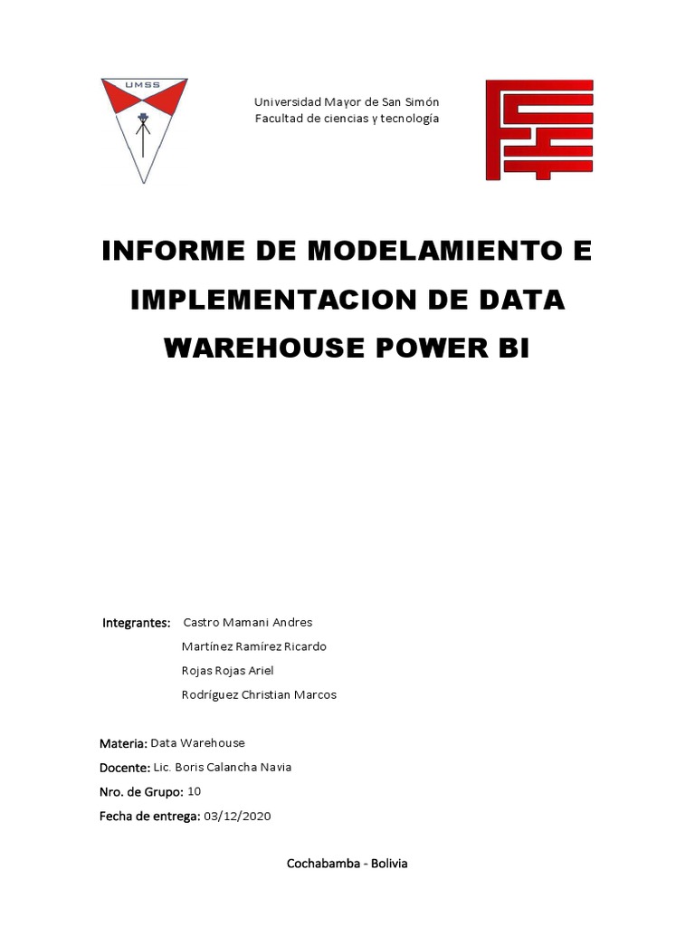 Informe de Implementación Power BI | PDF | Bases de datos | Microsoft Excel