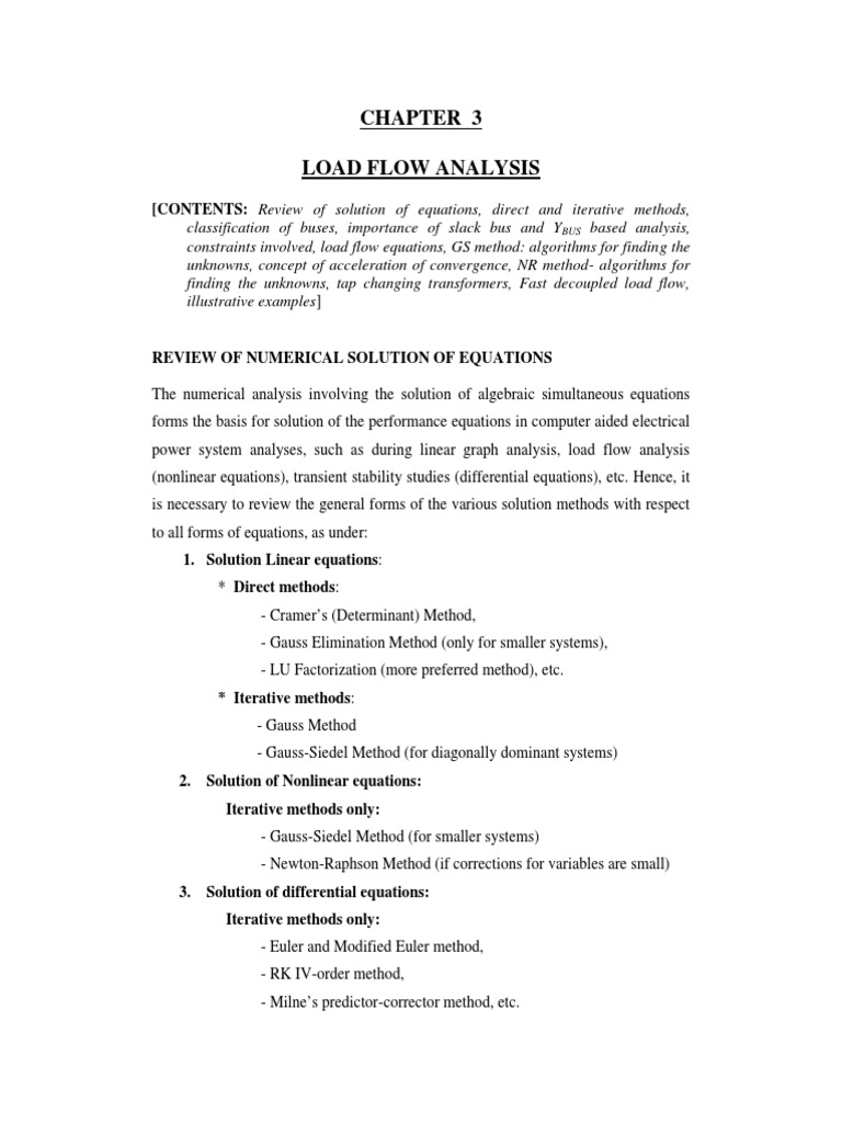 Load-Flow Dengan Gauss Seidel Dan Newton Raphson PDF | PDF