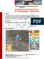 Reporte Complementario #1135 2mar2020 Precipitaciones Pluviales en El Distrito de Yarabamba Arequipa 1